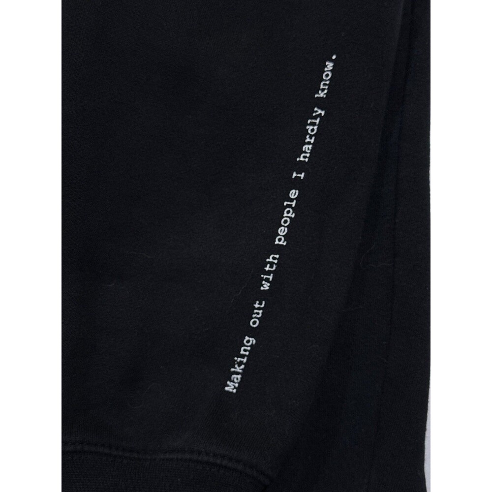 Pleasures Skull Graphic Hoodie “Making Out” - Size Large Streetwear - Punk Goth - Picture 12 of 15
